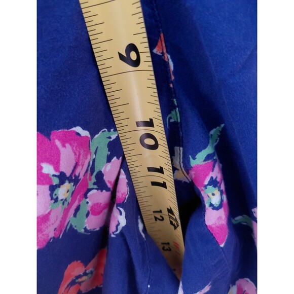 Lauren Ralph Lauren Women's Navy Floral Pajama Set Sz L Cottage Core Loungewear - Picture 16 of 16